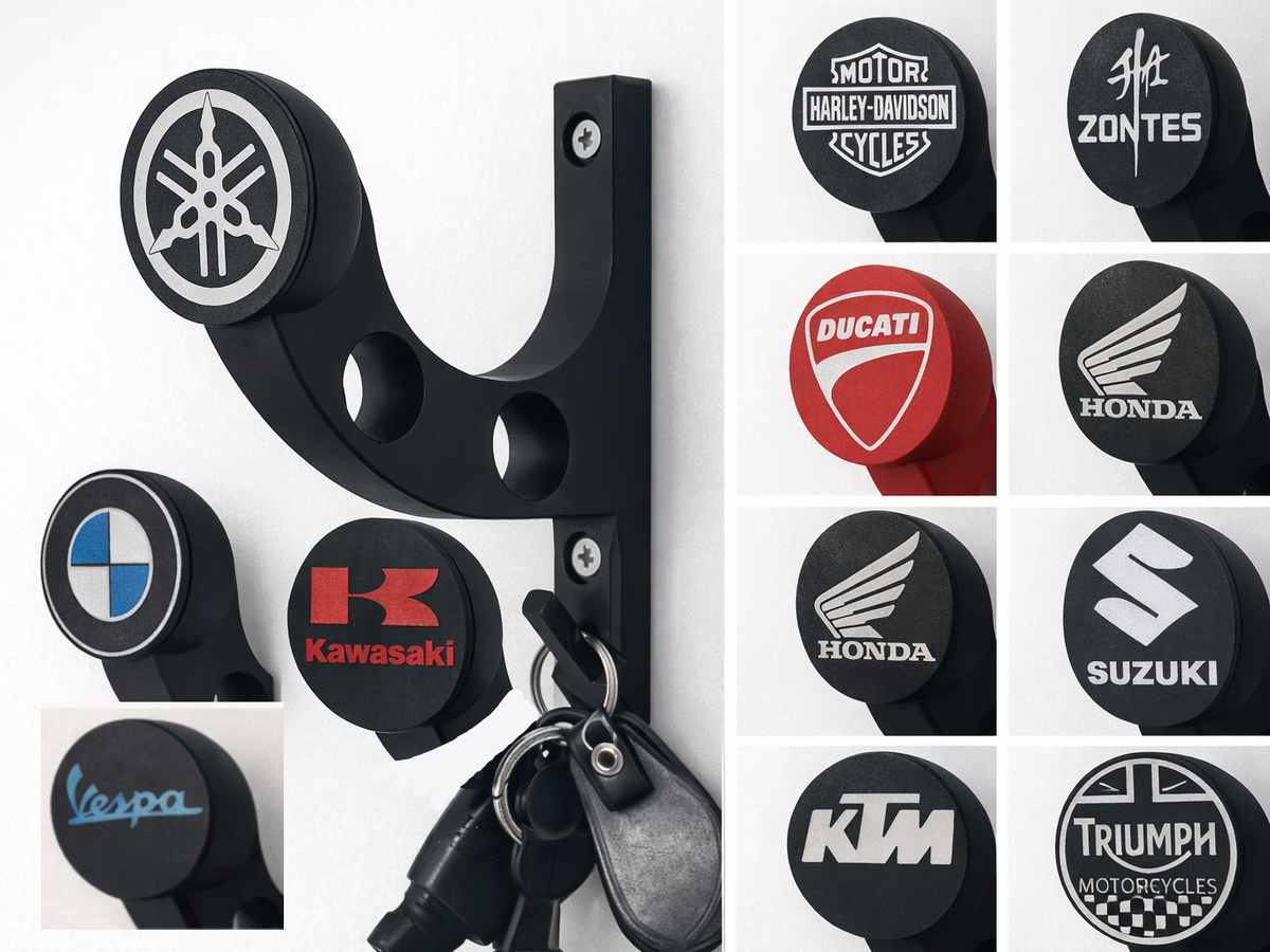 Soporte para casco de moto