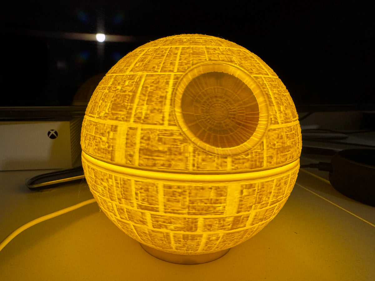 Lámpara Estrella de la Muerte 3D