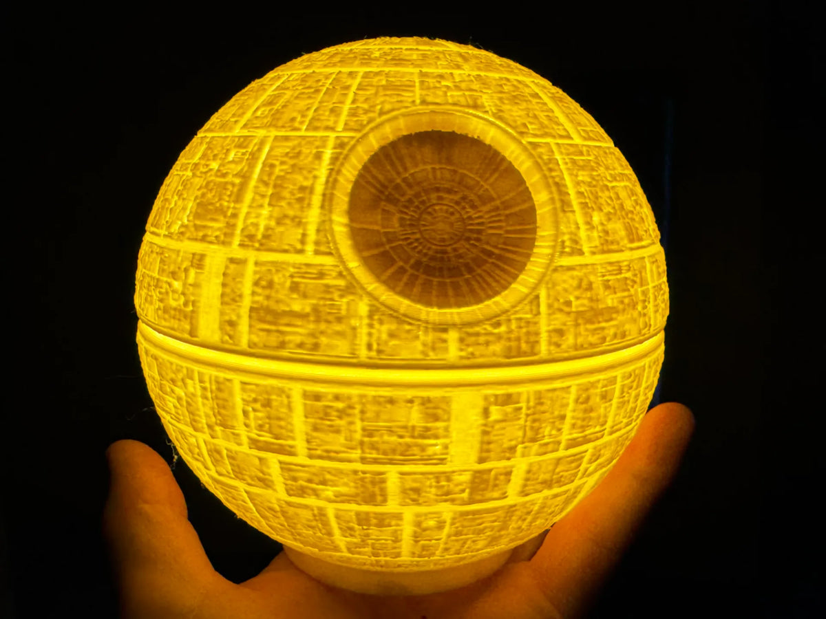 Lámpara Estrella de la Muerte 3D