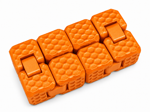 Cubo Infinito 3D con Textura Panal – Fidget Articulado
