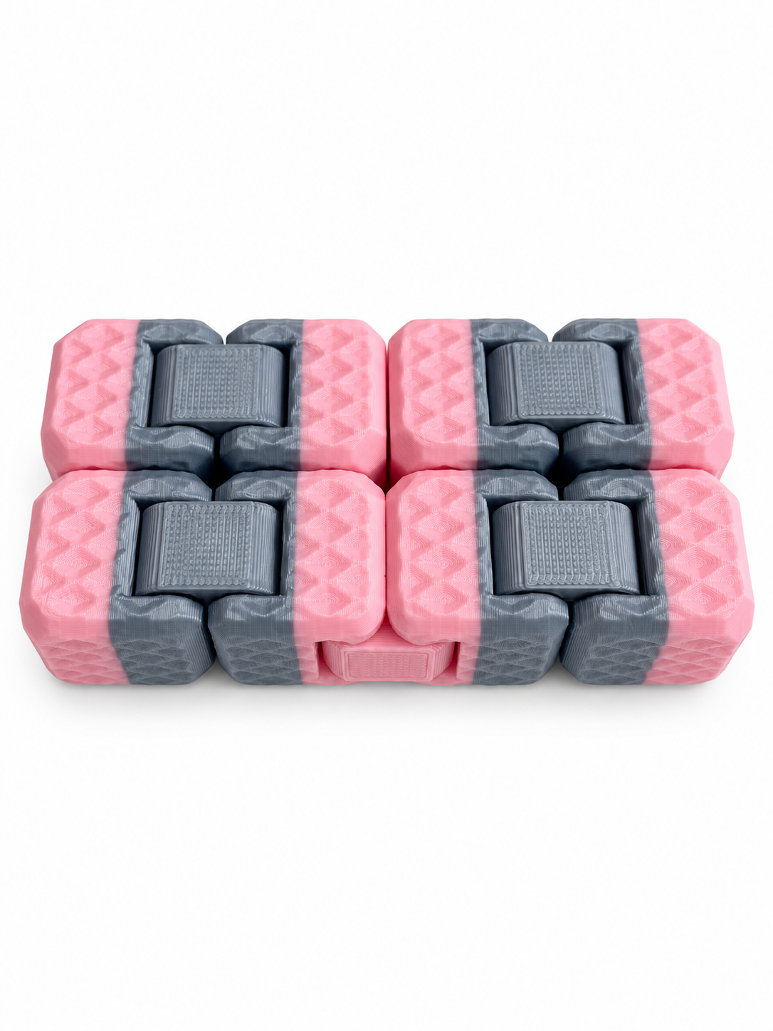 Cubo Infinito 3D con Textura Panal – Fidget Articulado
