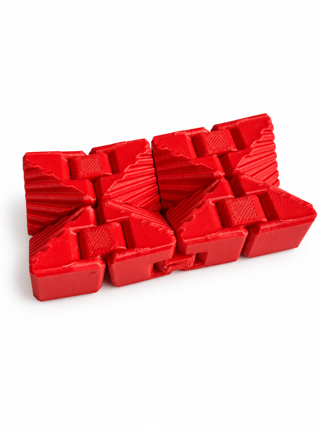 Cubo Infinito Articulado 3D – Textura Geométrica