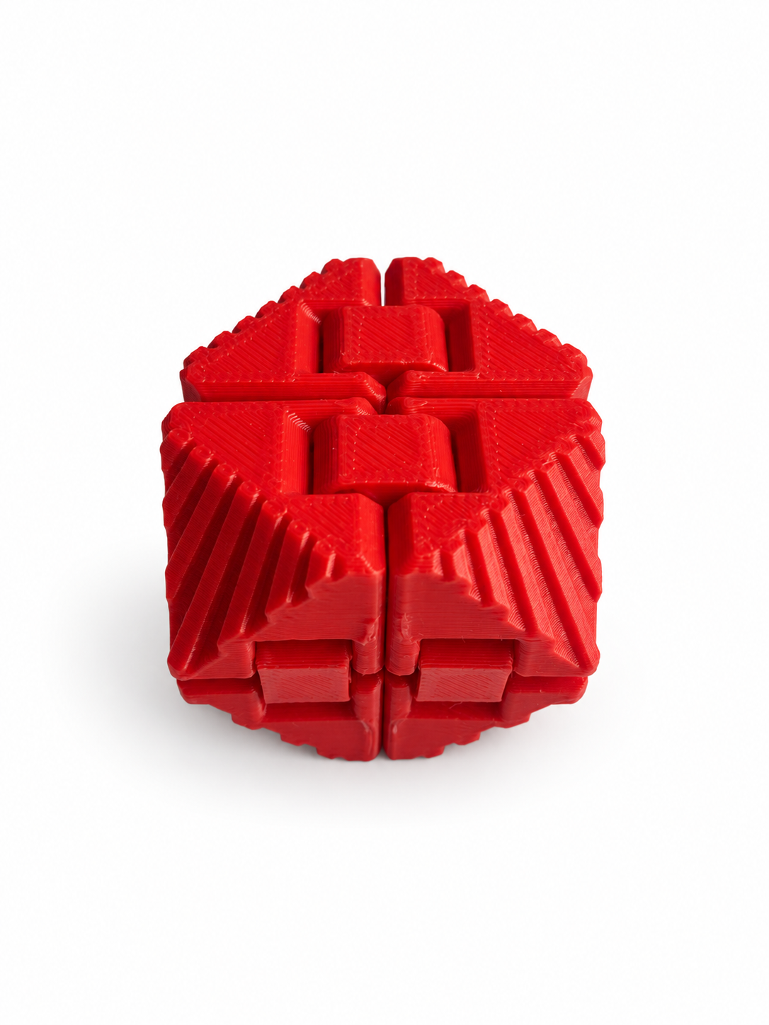 Cubo Infinito Articulado 3D – Textura Geométrica