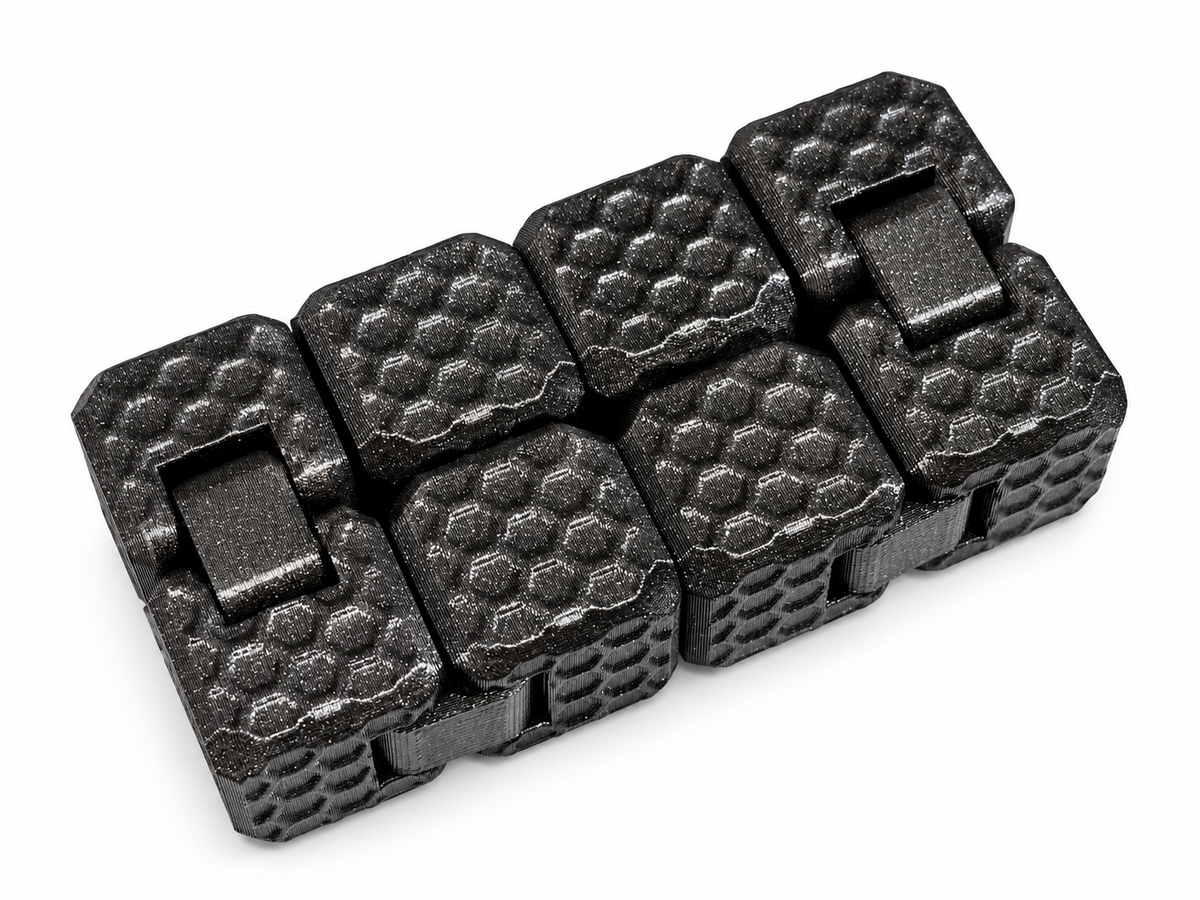 Cubo Infinito 3D con Textura Panal – Fidget Articulado