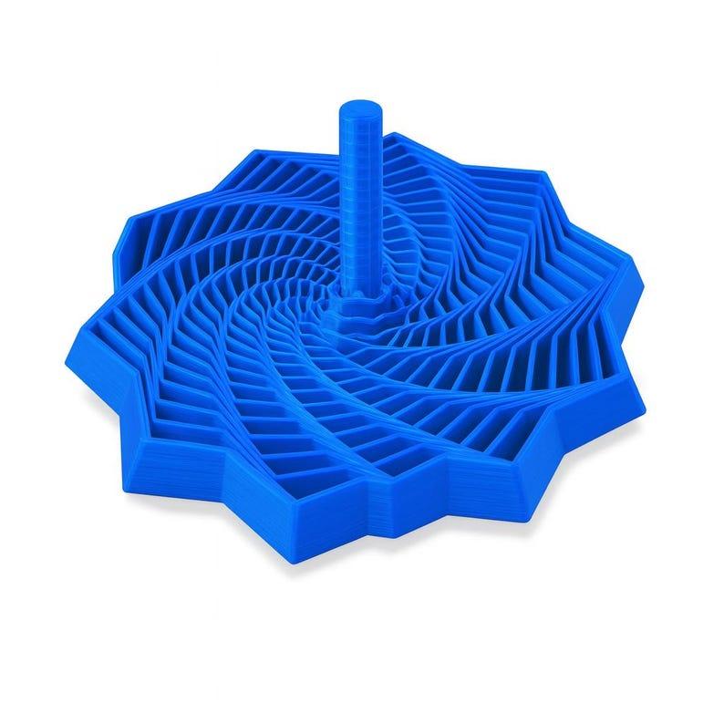 Estrella Espiral Geométrica 3D – Decoración y Diseño