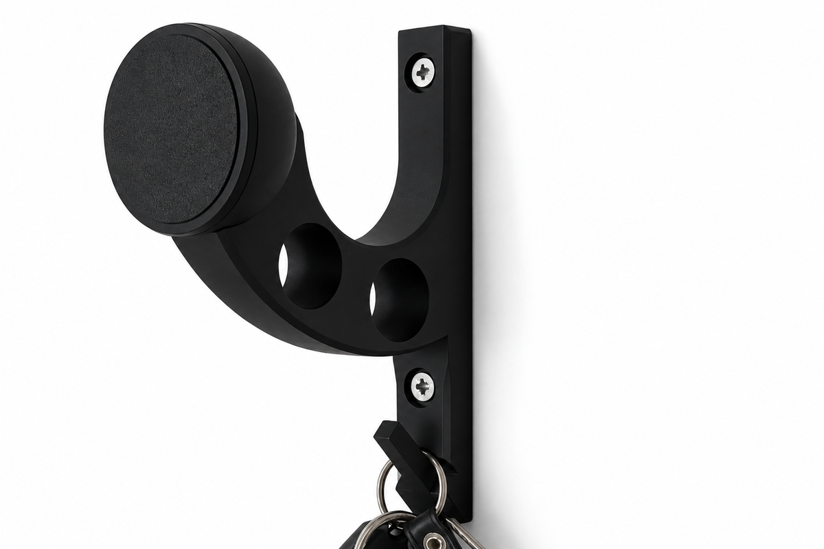 Soporte para casco de moto