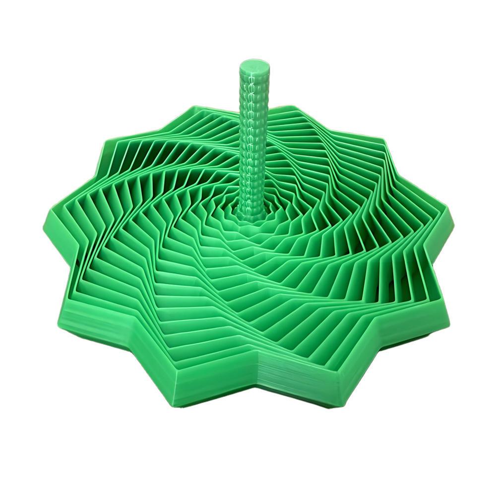Estrella Espiral Geométrica 3D – Decoración y Diseño