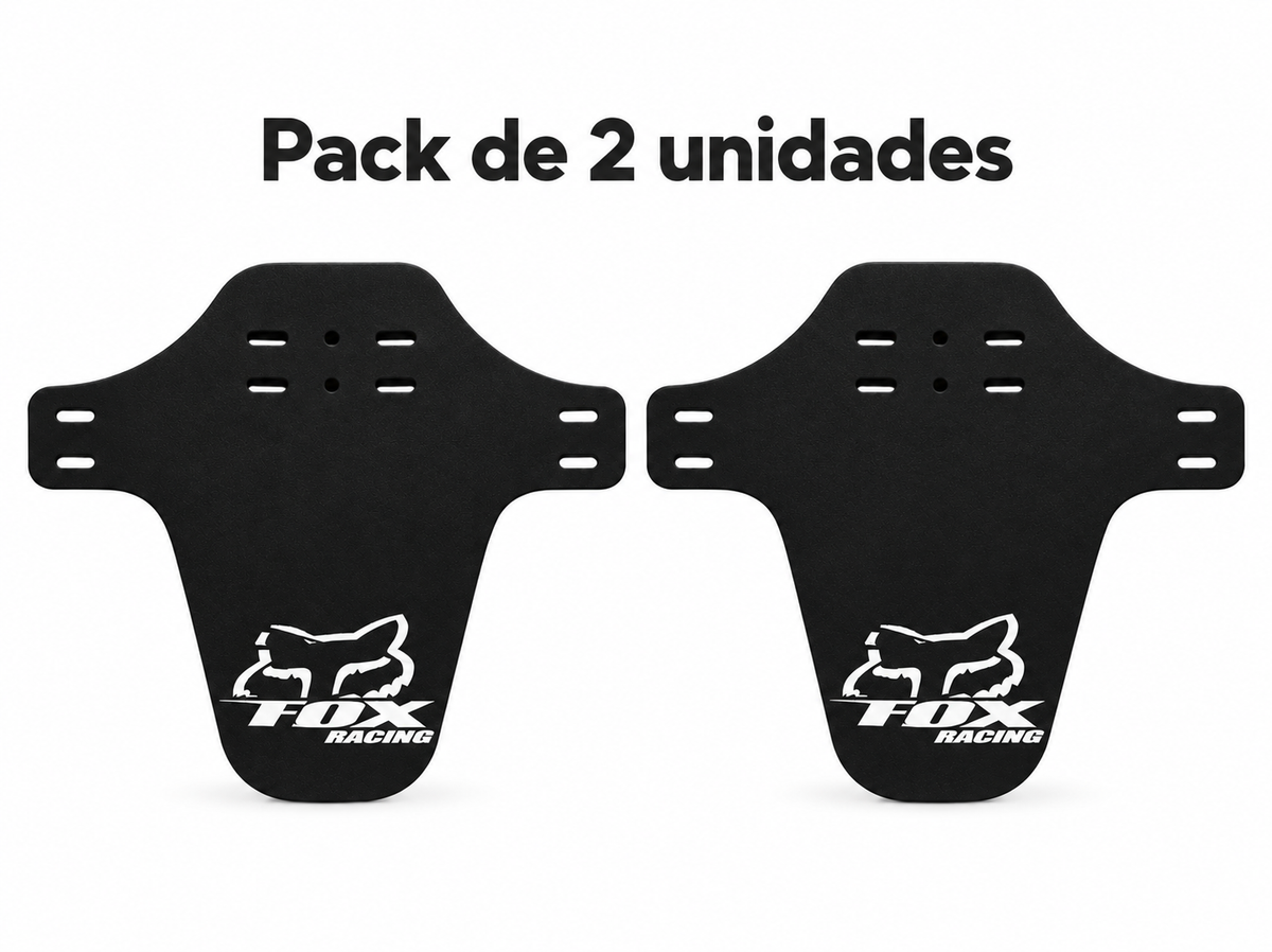 Pack de 2 Tapabarros para Bicicleta MTB – Diseño Fox Racing