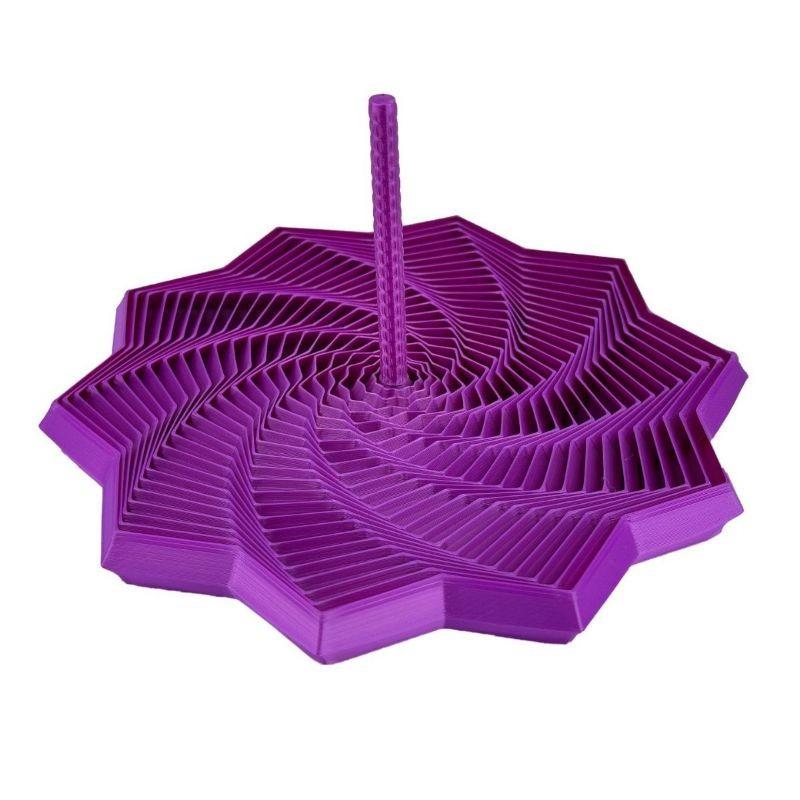 Estrella Espiral Geométrica 3D – Decoración y Diseño