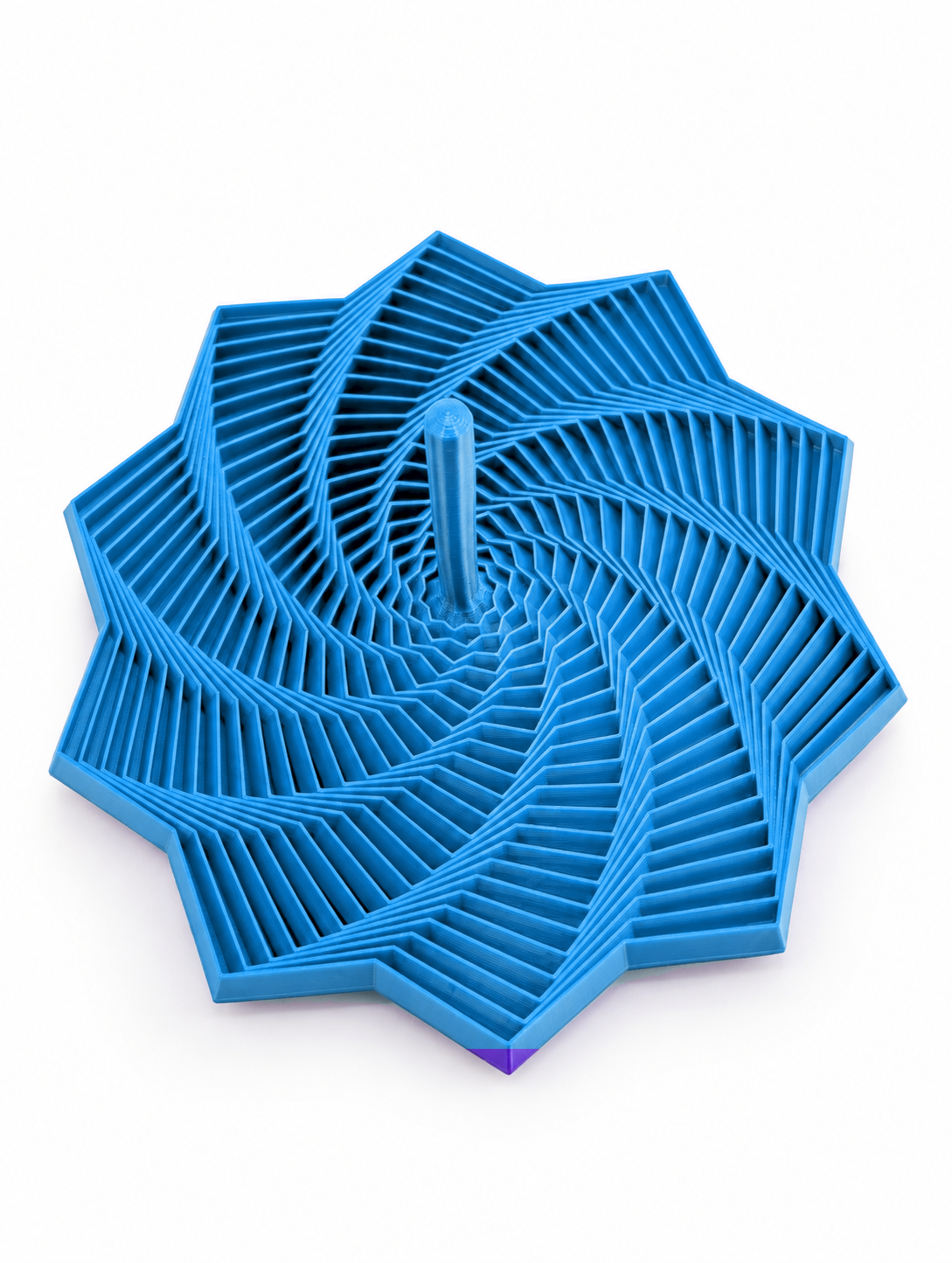 Estrella Espiral Geométrica 3D – Decoración y Diseño