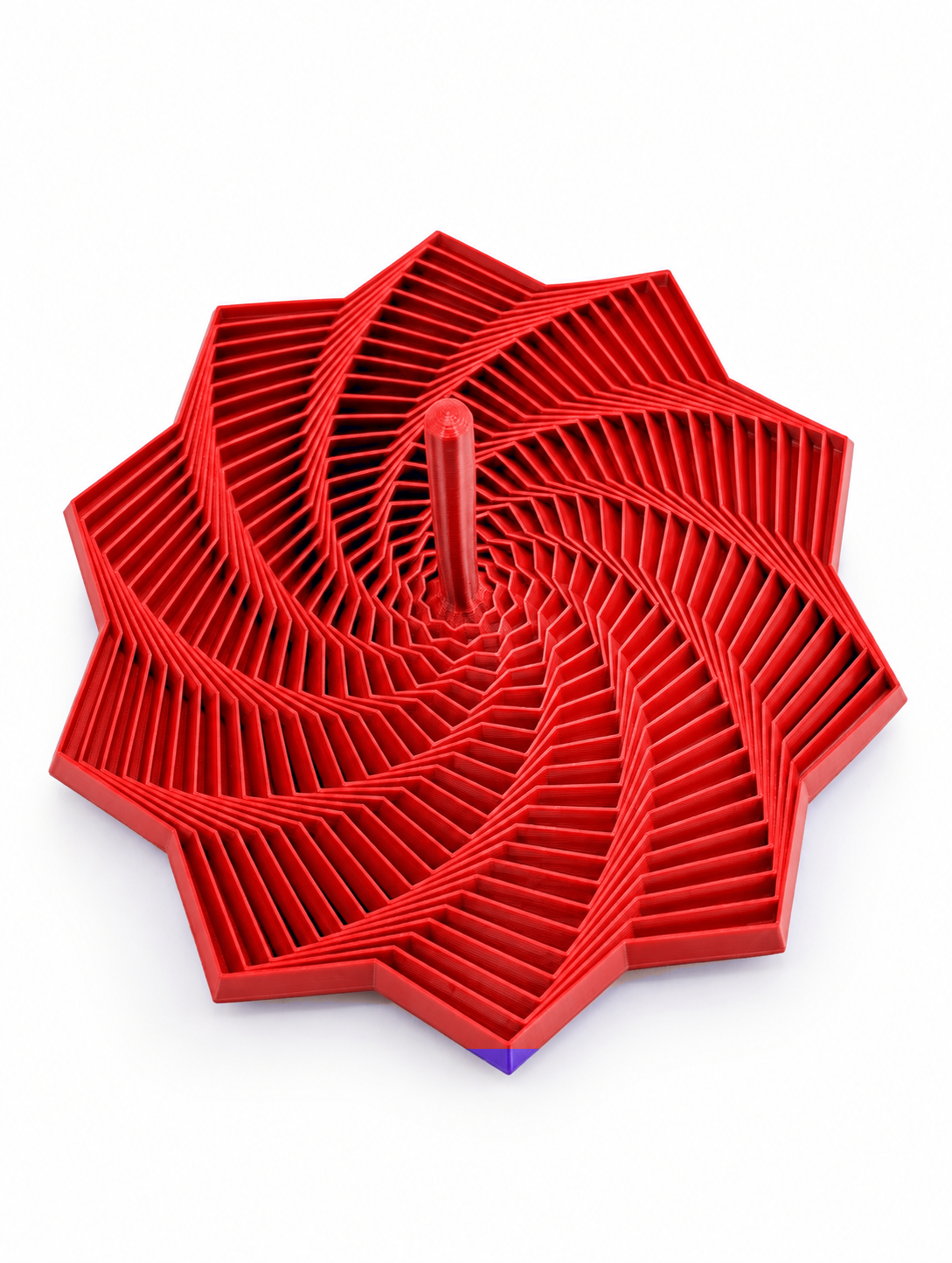 Estrella Espiral Geométrica 3D – Decoración y Diseño
