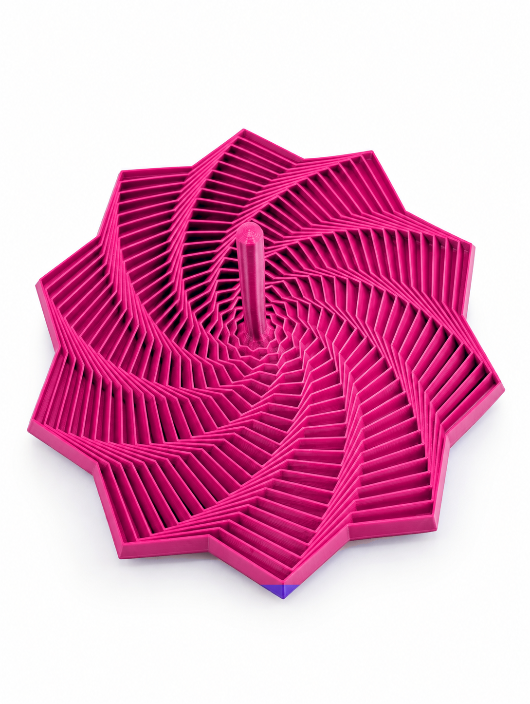 Estrella Espiral Geométrica 3D – Decoración y Diseño